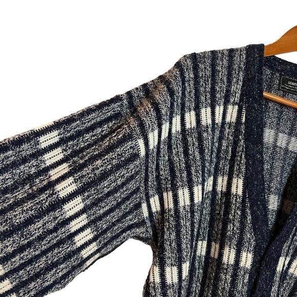 Sears the mens store blue cardigan. Size small/ 36 - Picture 9 of 10